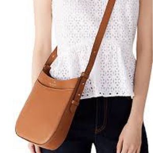 Kate Spade Leila North South crossbody Warm Ginger